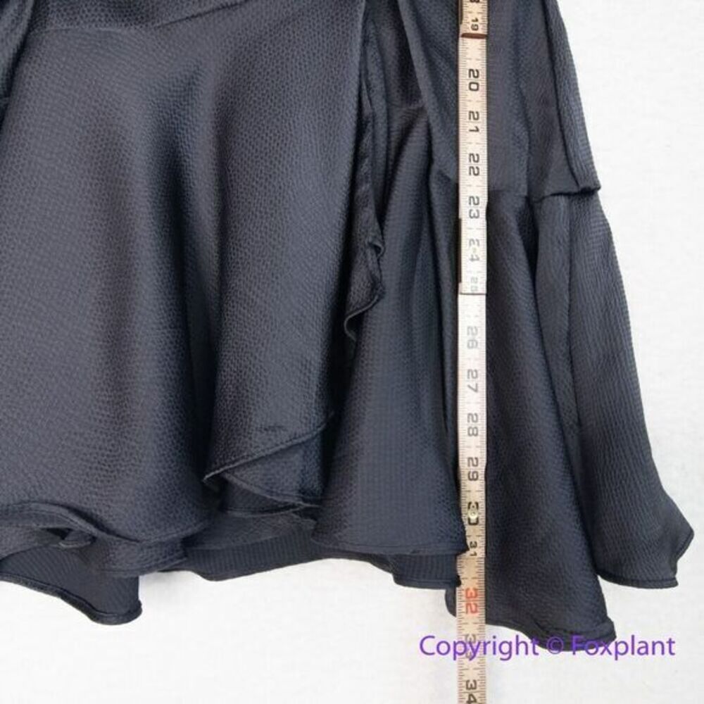 NEW Free People Scarlett Short Sleeve Texture Mini Dress black, size XS - Picture 9 of 16